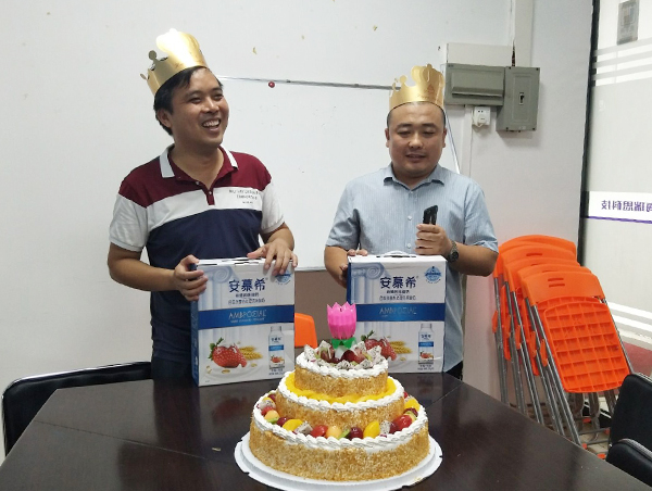 因為有你們-很幸運 海瑞思科技6月員工生日會 生日主角