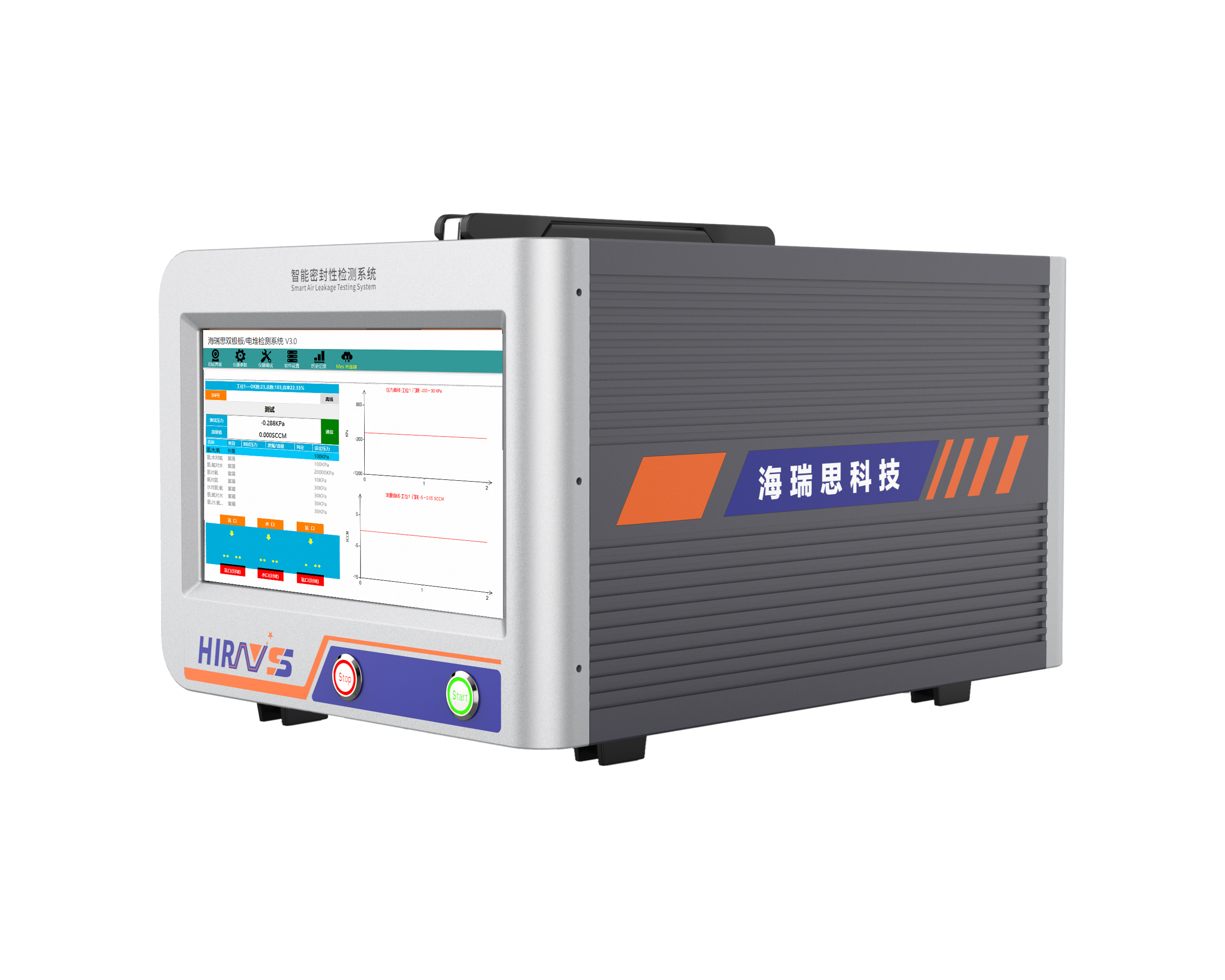 雙極板/電堆/氫燃料電池氣密性測試儀